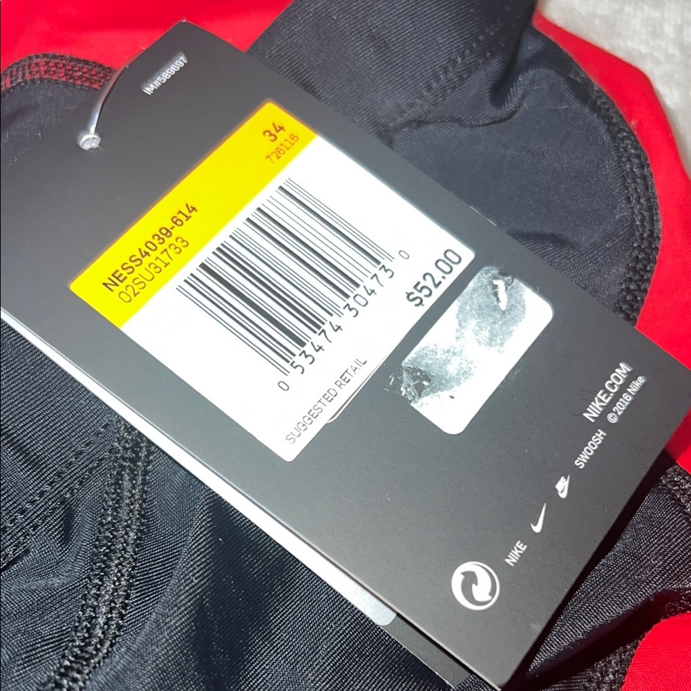 NIKE Black and Red Swim Shorts - Picture 4 of 8
